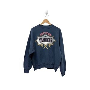 Vintage 1996 New York Yankees Sweatshirt Team‎ Hanes MLB Baseball XXL